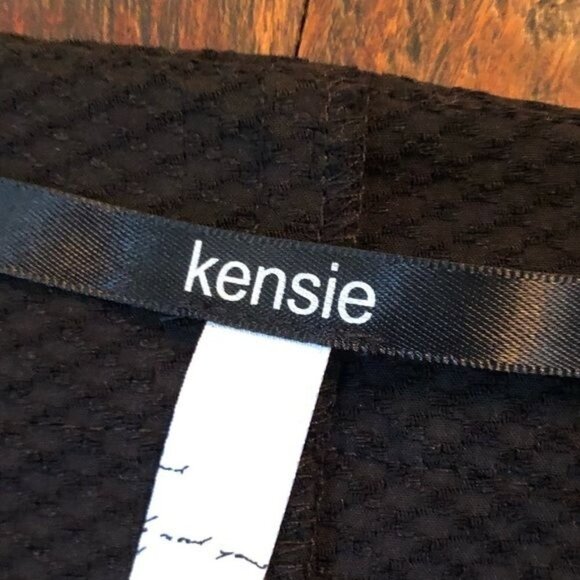 Kensie Black Lace Up Front Dress Sz.XL - Picture 13 of 14